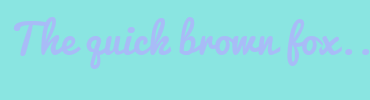Image with Font Color A8BCF7 and Background Color 8AE5E1